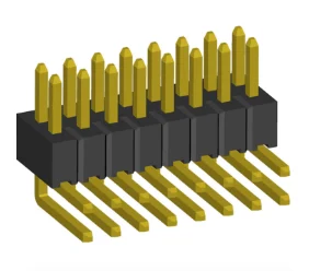 1.27mm Pin Header Double Rows R A Dip Type